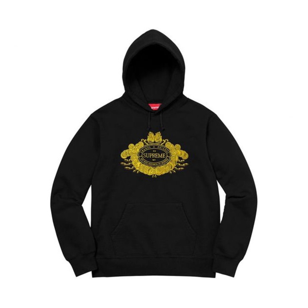 Supreme Love or Hate Hooded Sweatshirt in Black Like New - Picture 14 of 14